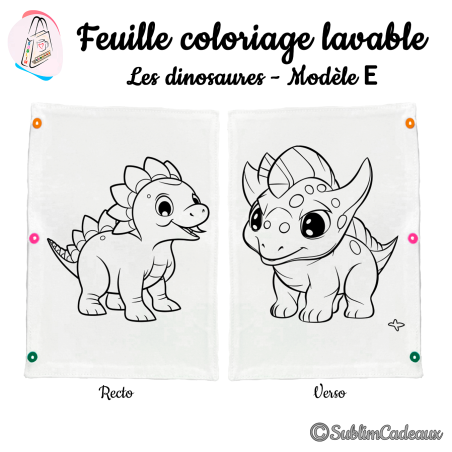 Les dinosaures - Modèle E