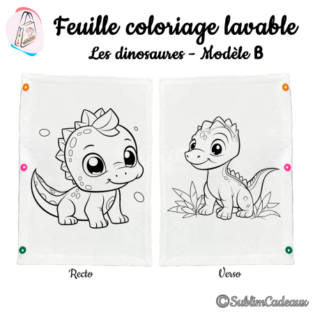 Les dinosaures - Modèle B