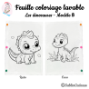 Les dinosaures - Modèle B