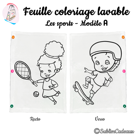 Les sports - Modèle A
