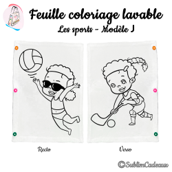 Les sports - Modèle J