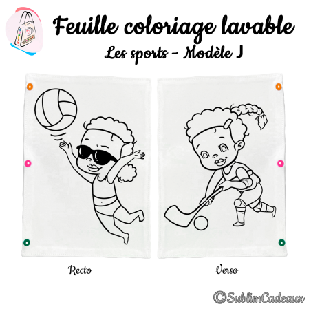 Les sports - Modèle J