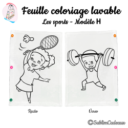 Les sports - Modèle H