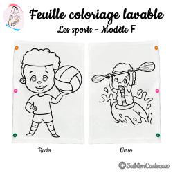 Les sports - Modèle F