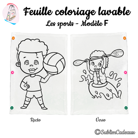 Les sports - Modèle F