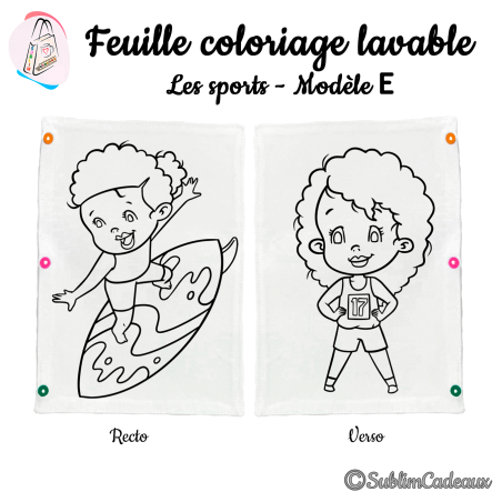 Les sports - Modèle E