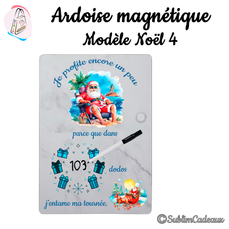 Ardoise Magnétique Ronde avec Stylo Aimanté