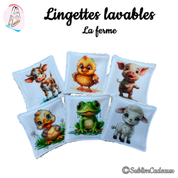Lingettes lavables : La ferme
