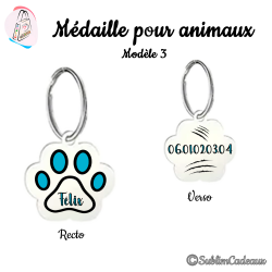 Médaille animaux : Forme de...