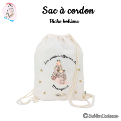 Sac à cordon : Biche bohème