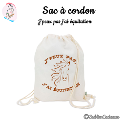 Sac à cordon : Equitation