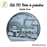Kit 3D bois à peindre - Paris
