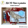 Kit 3D bois à peindre - Dinosaure