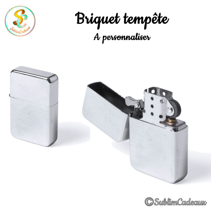 Briquet tempête à personnaliser