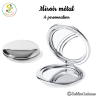 Miroir métal à personnaliser