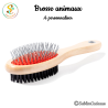 Brosse animaux à personnaliser