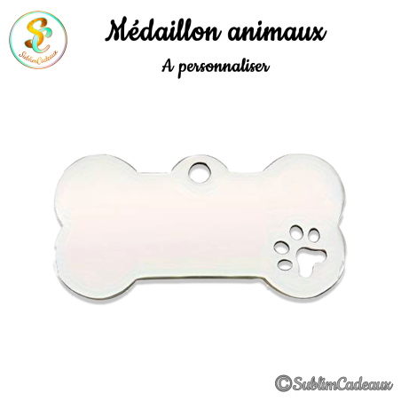Médaillon pour animaux à personnaliser