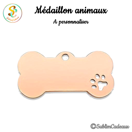 Médaillon pour animaux à personnaliser