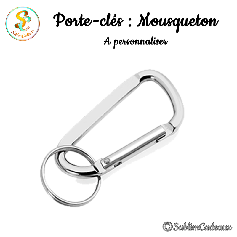 Porte-clés : Mousqueton
