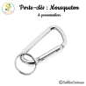 Porte-clés : Mousqueton