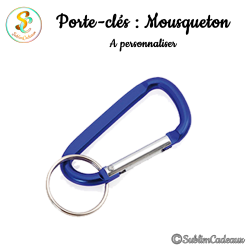 Porte-clés : Mousqueton