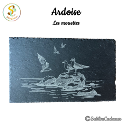 Ardoise - Les mouettes