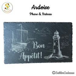 Ardoise - Phare & Bateau