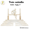 Porte-médailles Rugby 1