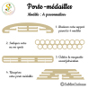 Porte-médailles à personnaliser