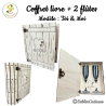 Coffret en forme de livre avec 2 flûtes - Toi & Moi