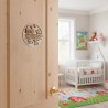 Décoration murale personnalisée prénom en bois, thème ferme avec tracteur, chambre bébé