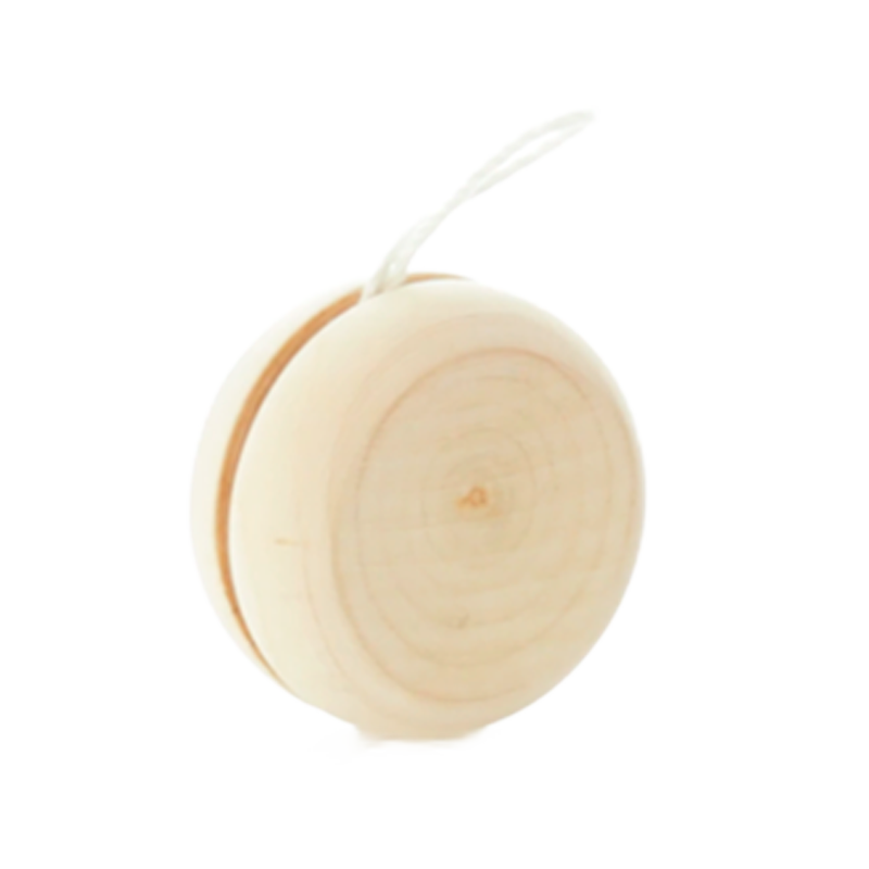 Yoyo en bois brut personnalisable avec prénom ou motif – SublimCadeaux