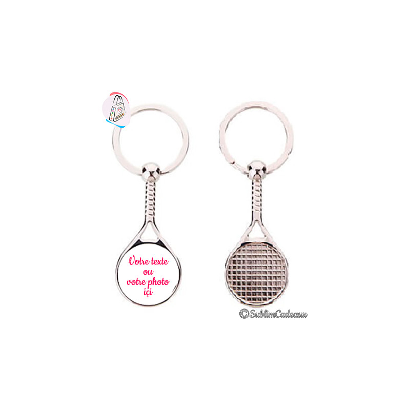 Porte-clés Tennis à personnaliser