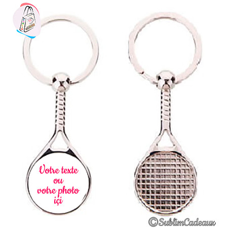 Porte-clés Tennis à personnaliser