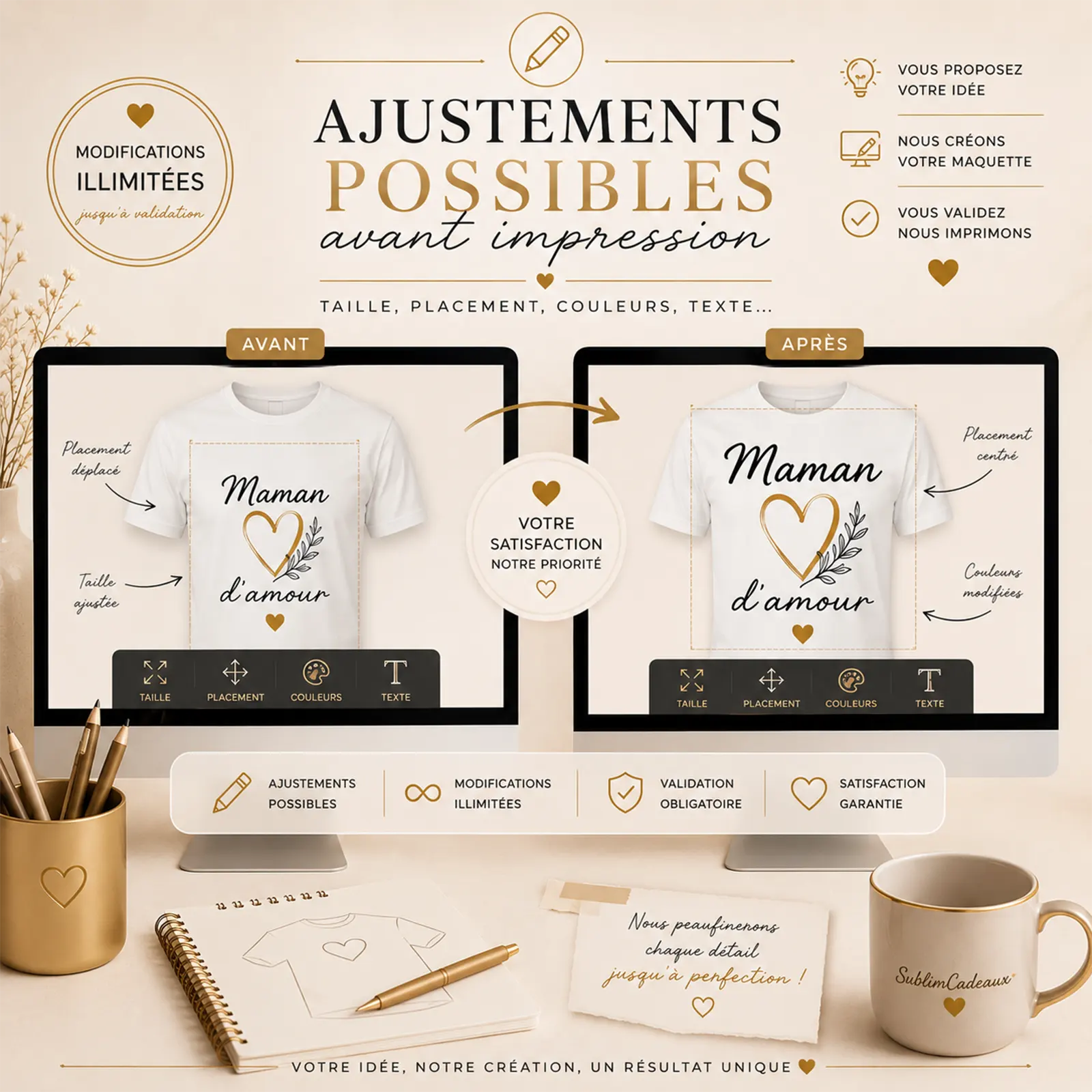 Tee-shirt + Impression – Image 6